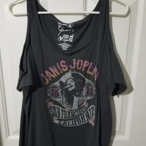 Cold Shoulder Janis Joplin Tshirt 14/16